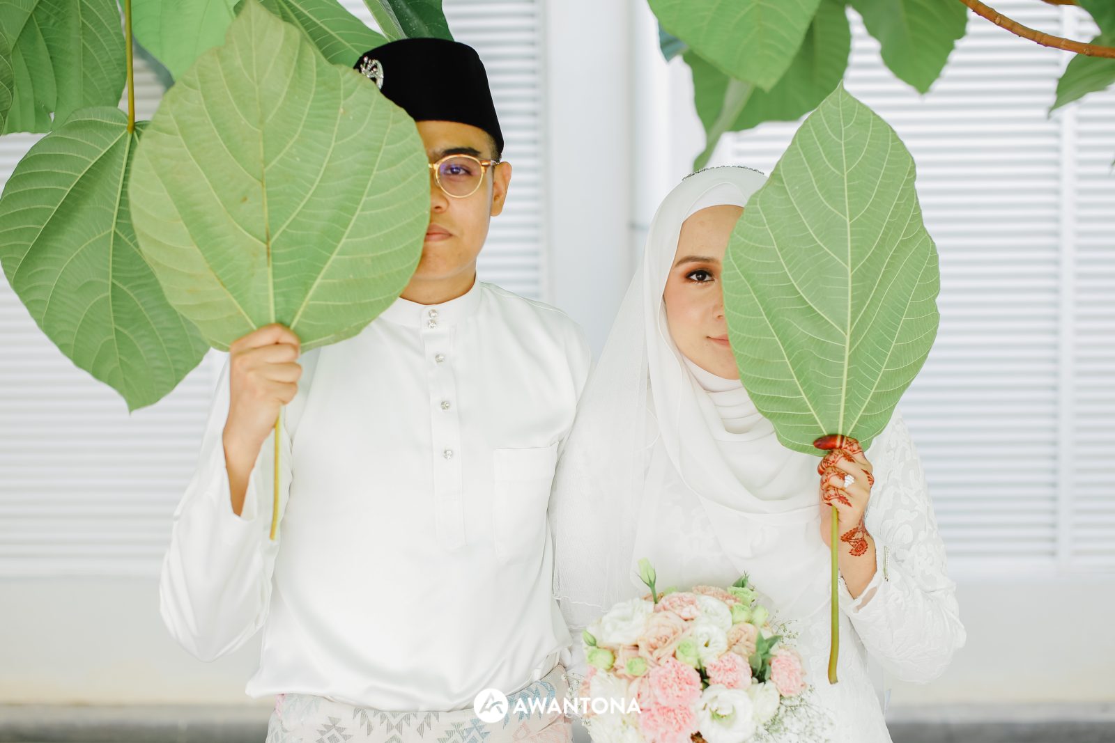 Majlis perkahwinan Atiqah dan Hafizi dirakam Awantona